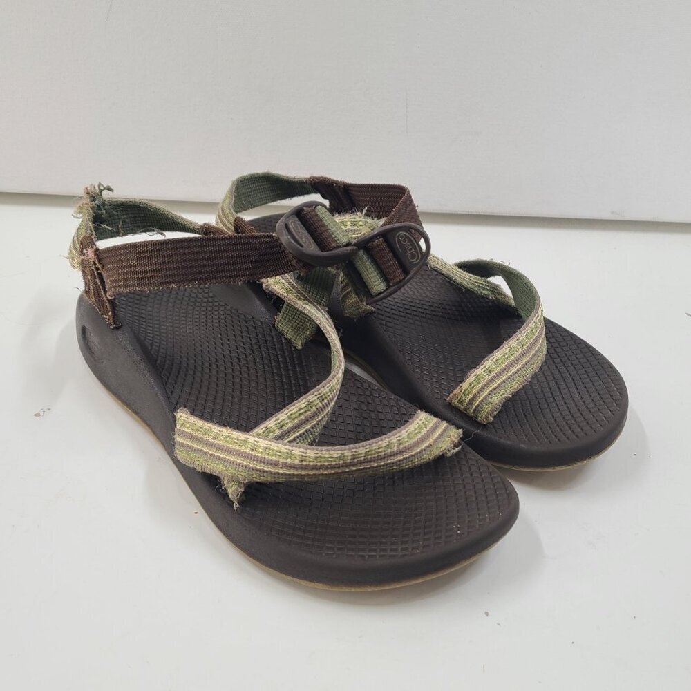 Chaco Z/1 Yampa Sandal Open Toe Adjustable Strap Green Women's Size 7 Outdoor